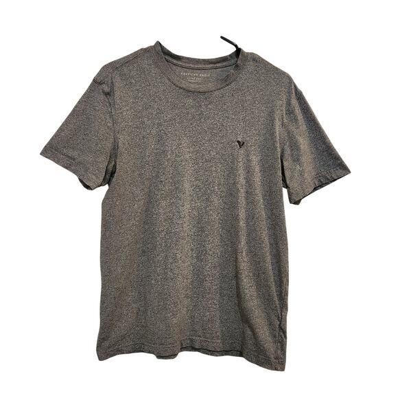 American Eagle AE Short Sleeve Crew Neck Standard Fit Super Soft Logo T-Shirt S - Picture 2 of 8